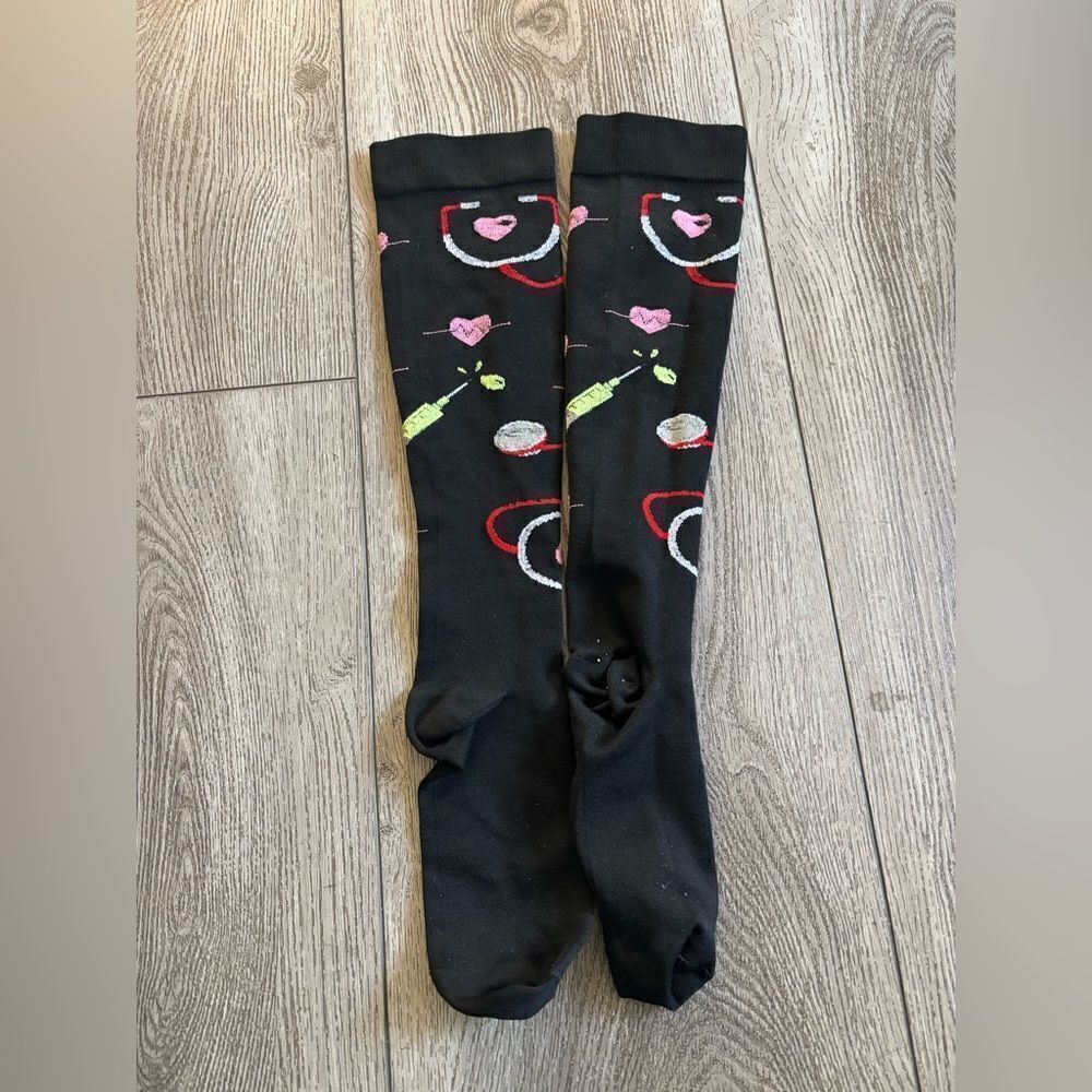 Compression stockings used in good condition